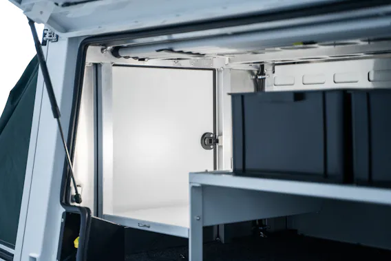Versatile and customisable storage area